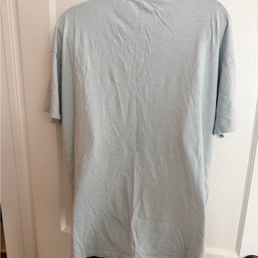 American Eagle Outfitters Light Blue Graphic Tee - Picture 4 of 6